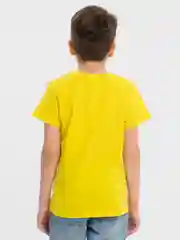 Лимонный футболка для мальчика, с принтом, хлопок, 8-12 лет
