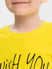 Лимонный футболка для мальчика, с принтом, хлопок, 8-12 лет