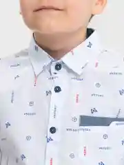 Серебряный рубашка для мальчиков