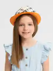 Оранжевый шляпа для девочки
