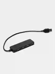 Черный usb 3.0 hub (хаб) разветвитель на 4 usb, тройник