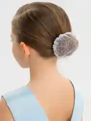 Белый сетка для пучка волос