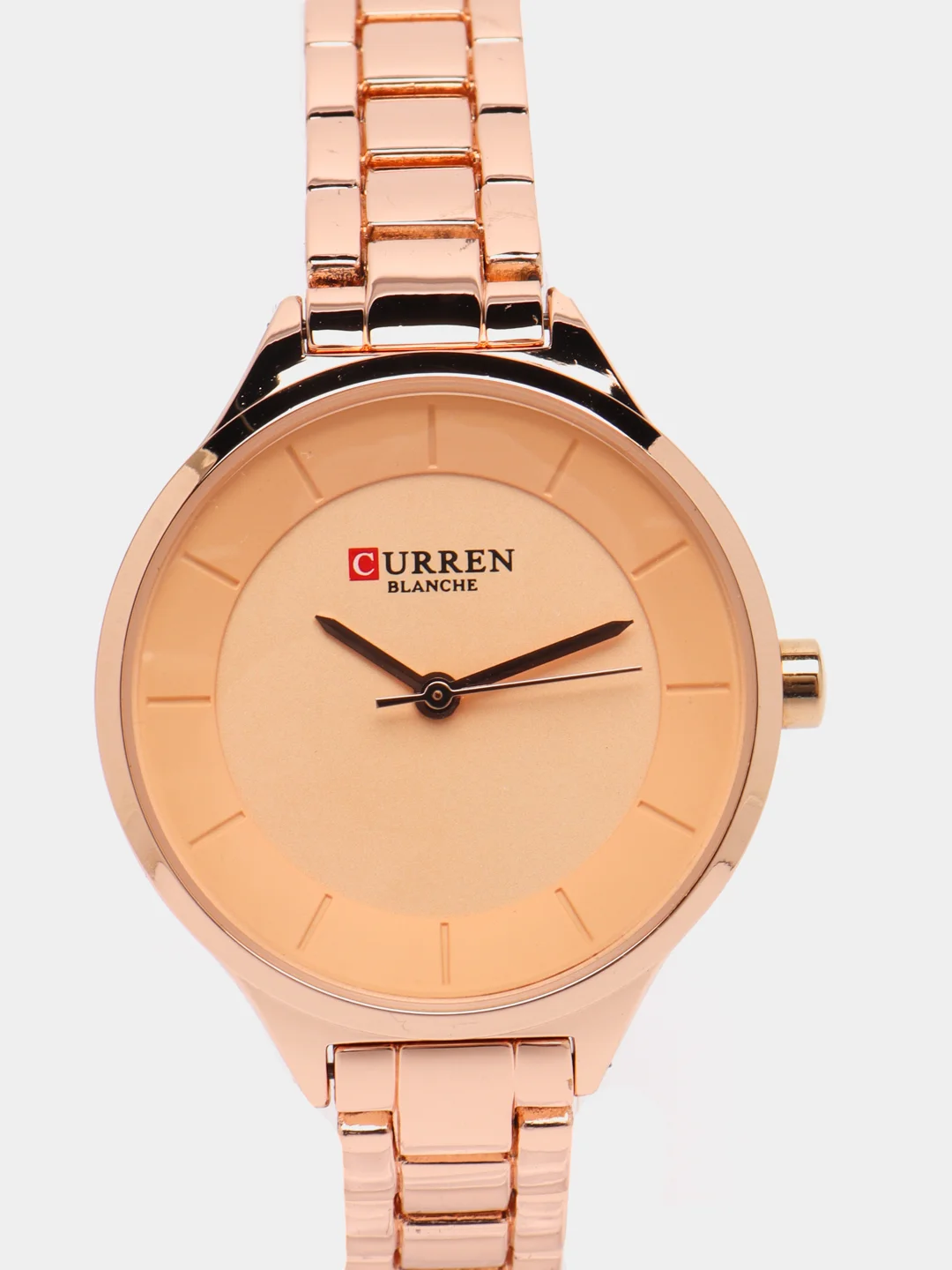 Розовый женские наручные часы Curren 9015 в подарочной упаковке