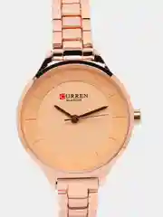 Розовый женские наручные часы Curren 9015 в подарочной упаковке
