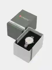 Розовый женские наручные часы Curren 9015 в подарочной упаковке