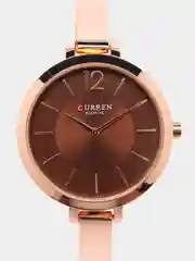 Багровый женские наручные часы Curren 9012 в подарочной упаковке