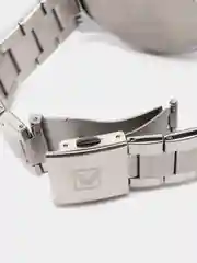 Серебряный мужские наручные часы Curren 8417 с хронографом в подарочной упаковке