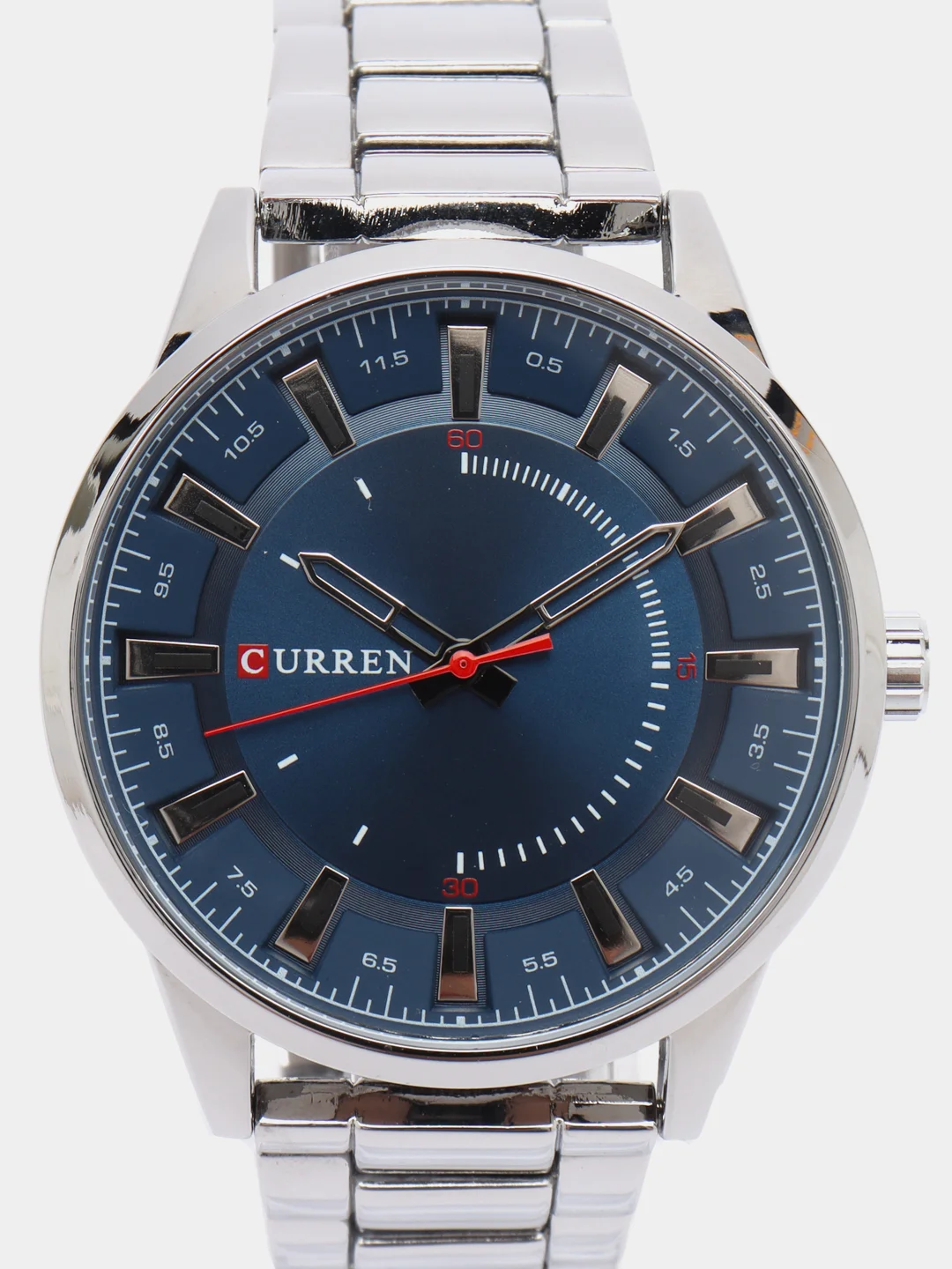 Синий мужские наручные часы Curren 8406 в подарочной упаковке