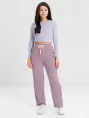 Сиреневый брюки женские