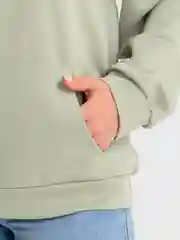 Мятный кофта женская с капюшоном