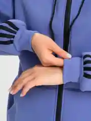 Фиолетовый зип-худи