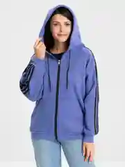 Фиолетовый зип-худи