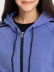 Фиолетовый зип-худи