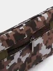 Зеленый спортивный кошелек на липучке