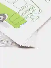 Комплект из 33 картонных карточек с буквами, формат 12 х 12 см
