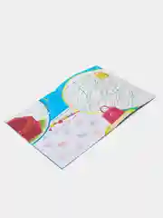 Лайм книга с наклейками для девочек 4-7 лет, 20 х 26 см, лакированная обложка, 8 страниц