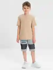 Серый меланж шорты для мальчика. Bonito kids