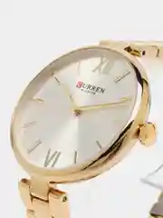 Серый меланж женские наручные часы Curren 9017 в подарочной упаковке