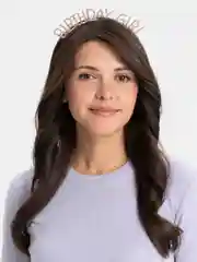 Розовый ободок на день рождения "Birthday girl" со стразам, Праздничный ободок Happy Birthday