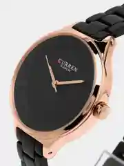 Черный женские наручные часы Curren 9015 в подарочной упаковке