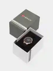 Черный женские наручные часы Curren 9015 в подарочной упаковке