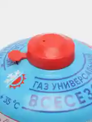 Газовый баллон для портативных плит с резьбовым клапаном, всесезонный