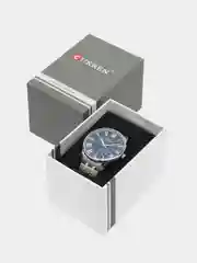 Синий мужские наручные часы Curren 8422 в подарочной упаковке