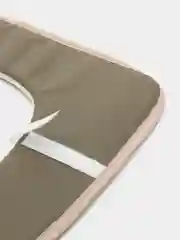 Серый чехол для сиденья унитаза