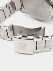 Серебряный мужские наручные часы Curren 8399 с хронографом в подарочной упаковке