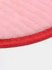 Розовый чехол для сиденья унитаза