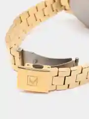 Золотой женские наручные часы Curren 9007 с календарём в подарочной упаковке