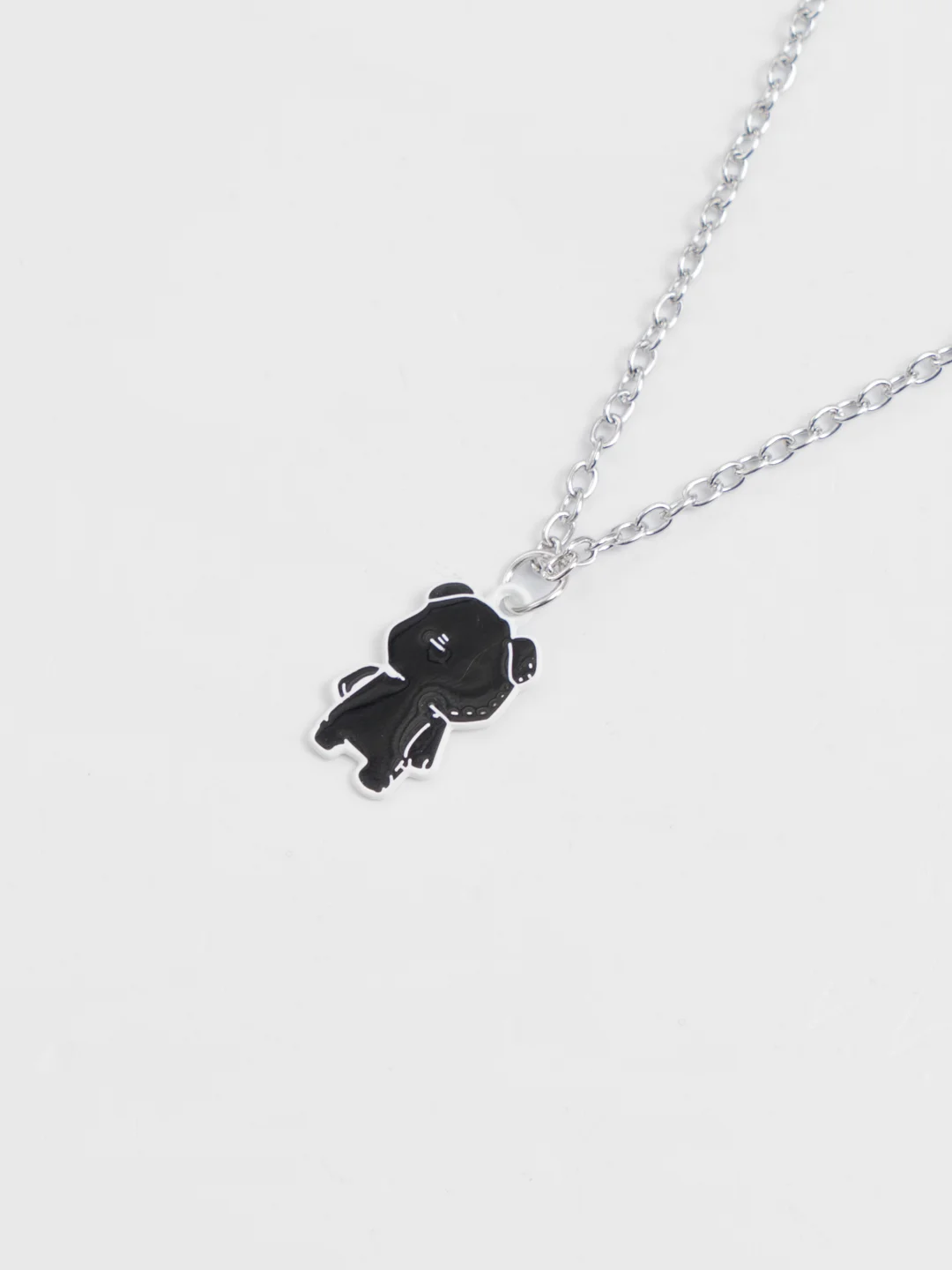 Черный цепочка на шею с подвеской Мишка, Bearbrick, 50 см