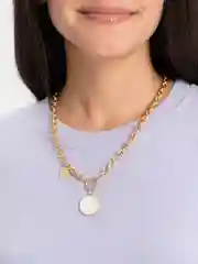 Серебряный цепочка на шею, женская