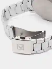 Серебряный мужские наручные часы Curren 8275 в подарочной упаковке