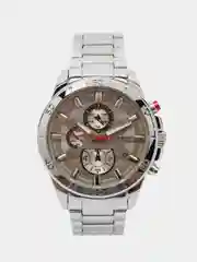 Серый металлик мужские наручные часы Curren 8275 в подарочной упаковке