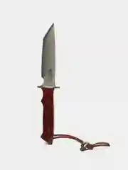 Бордовый охотничий нож - KnivesKing