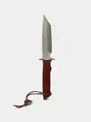 Бордовый охотничий нож - KnivesKing