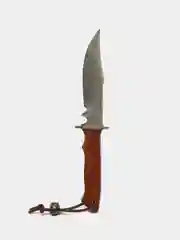 Коричневый охотничий нож - KnivesKing