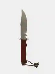 Коричневый охотничий нож - KnivesKing