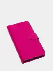 Фуксия кожаный PU чехол-книжка для Xiaomi Poco M3