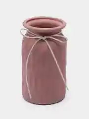 Розовый ваза настольная, керамика
