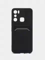 Черный силиконовый чехол для Infinix Hot 20i (Инфиникс Хот 20ай)
