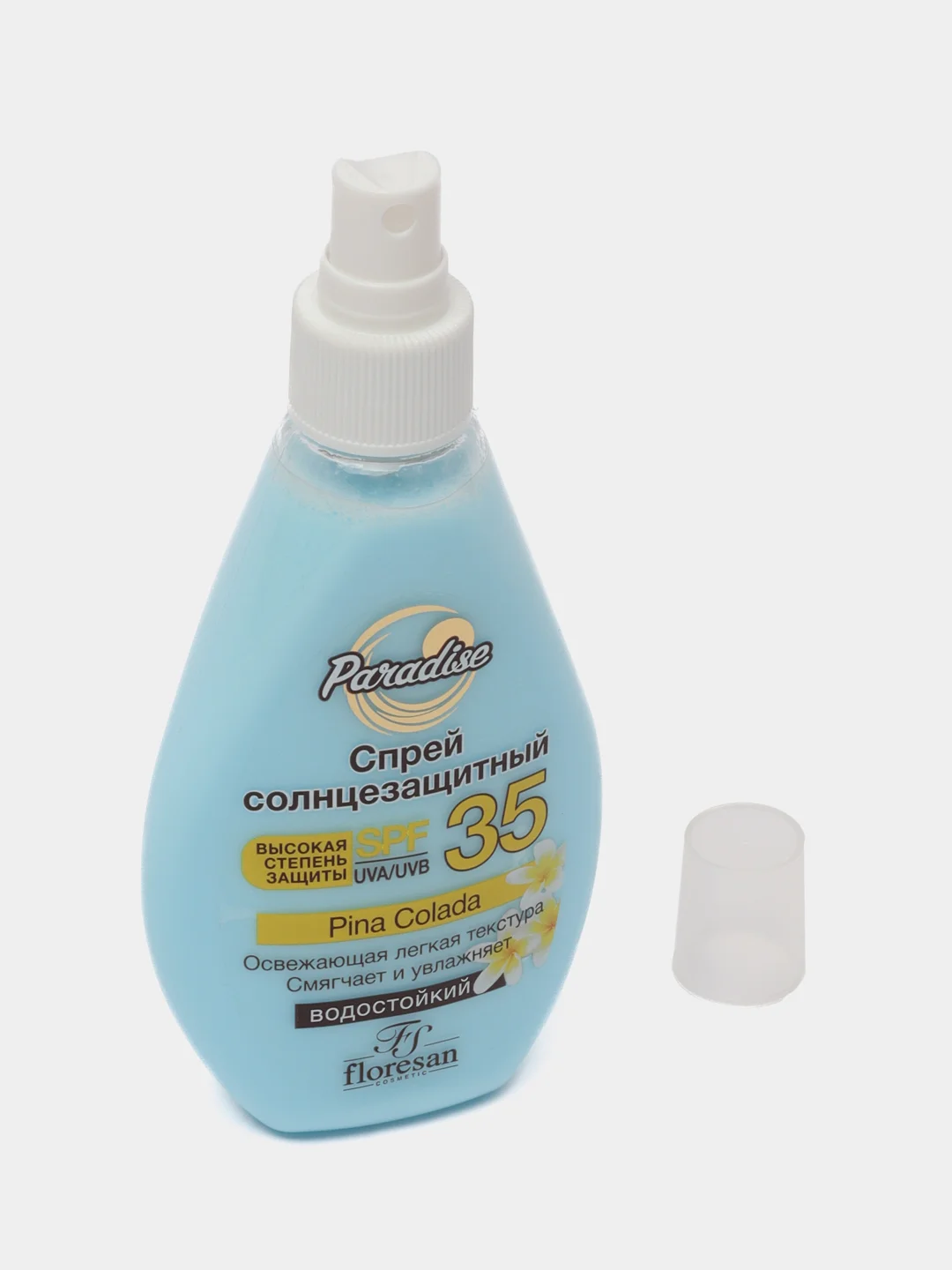 Белый солнцезащитный спрей SPF 35, водостойкий, 160 мл