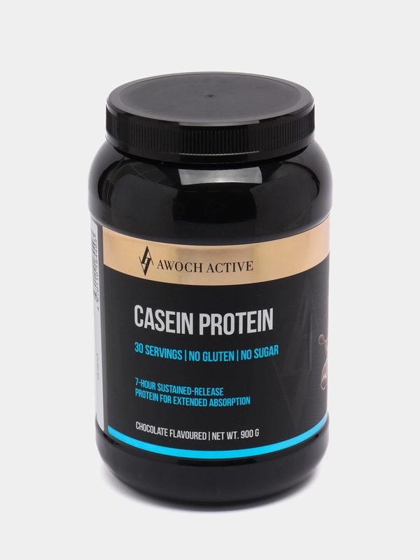 Протеин казеиновый AWOCH ACTIVE, порошок, 4 вкуса, 900 г