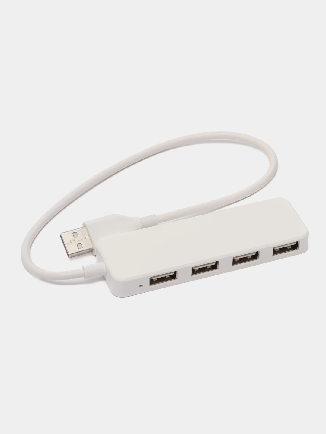 Белый usb 3.0 hub (хаб) разветвитель на 4 usb, тройник