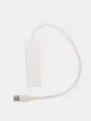Белый usb 3.0 hub (хаб) разветвитель на 4 usb, тройник