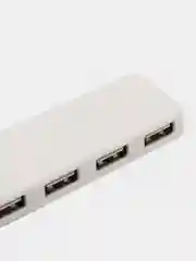 Белый usb 3.0 hub (хаб) разветвитель на 4 usb, тройник