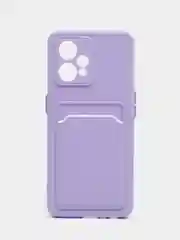Лавандовый силиконовый чехол для Realme 9 Pro Plus, 9 4G, Narzo 50 Pro, c отсеком для карт