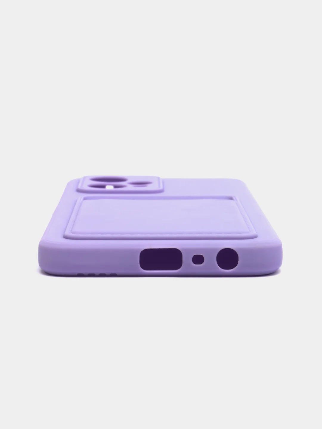 Лавандовый силиконовый чехол для Realme 9 Pro Plus, 9 4G, Narzo 50 Pro, c отсеком для карт