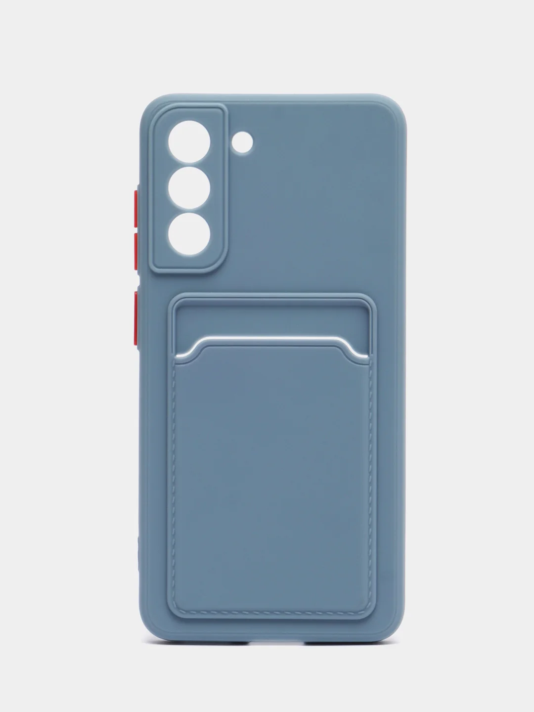 Синий меланж чехол для Samsung Galaxy S21 FE, S21FE (Самсунг Галакси С21 ФЕ, С21ФЕ), силиконовый